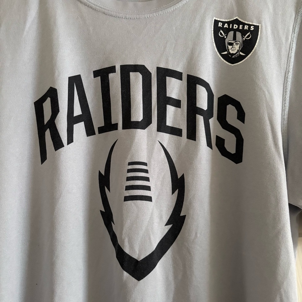Men’s Raiders Nike Gray Dri-FIT NFL T-Shirt